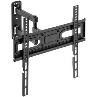 Free-tilt design: simplifies adjustment for better visibility and reduced glareSwivel mechanism provides maximum viewing flexibilitySpirit level ensures perfect positioningConvenient cable holder. 32-55. Max 35kg.
