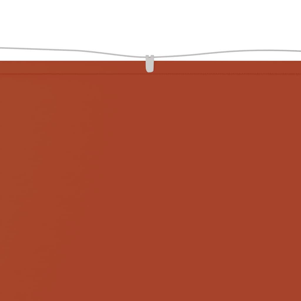 vertikaalne varikatus, terrakota, 140 x 800 cm, Oxfordi kangas