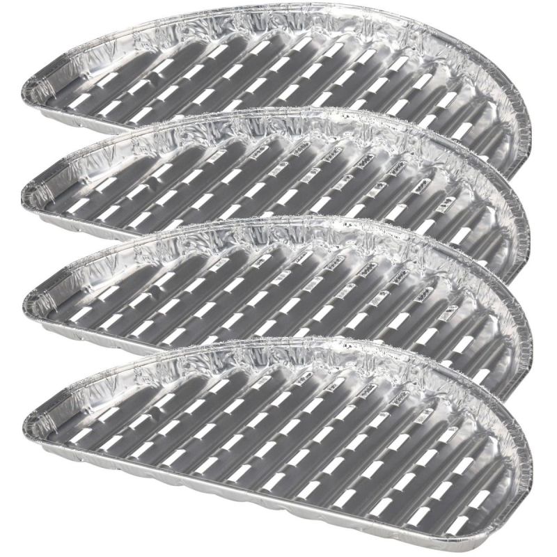ALUMINUM GRILL TRAYS HALF 4 PCS