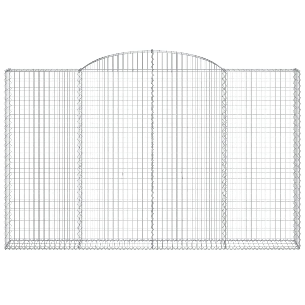 Габион дугообразной формы, 300x30x180/200 см, оцинкованная сталь