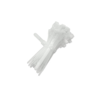 Qoltec Reusable Self-locking cable tie | 7.2*150 mm | Nylon UV | White