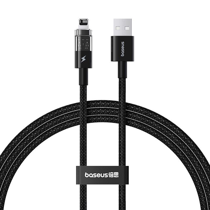 Baseus Gem Cable USB Type A to iPhone 2.4A 1m (Black)