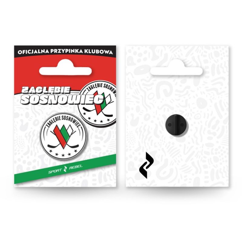 Zagłębie Sosnowiec Coat of Arms Classic Pin SREB-ZS-PIN
