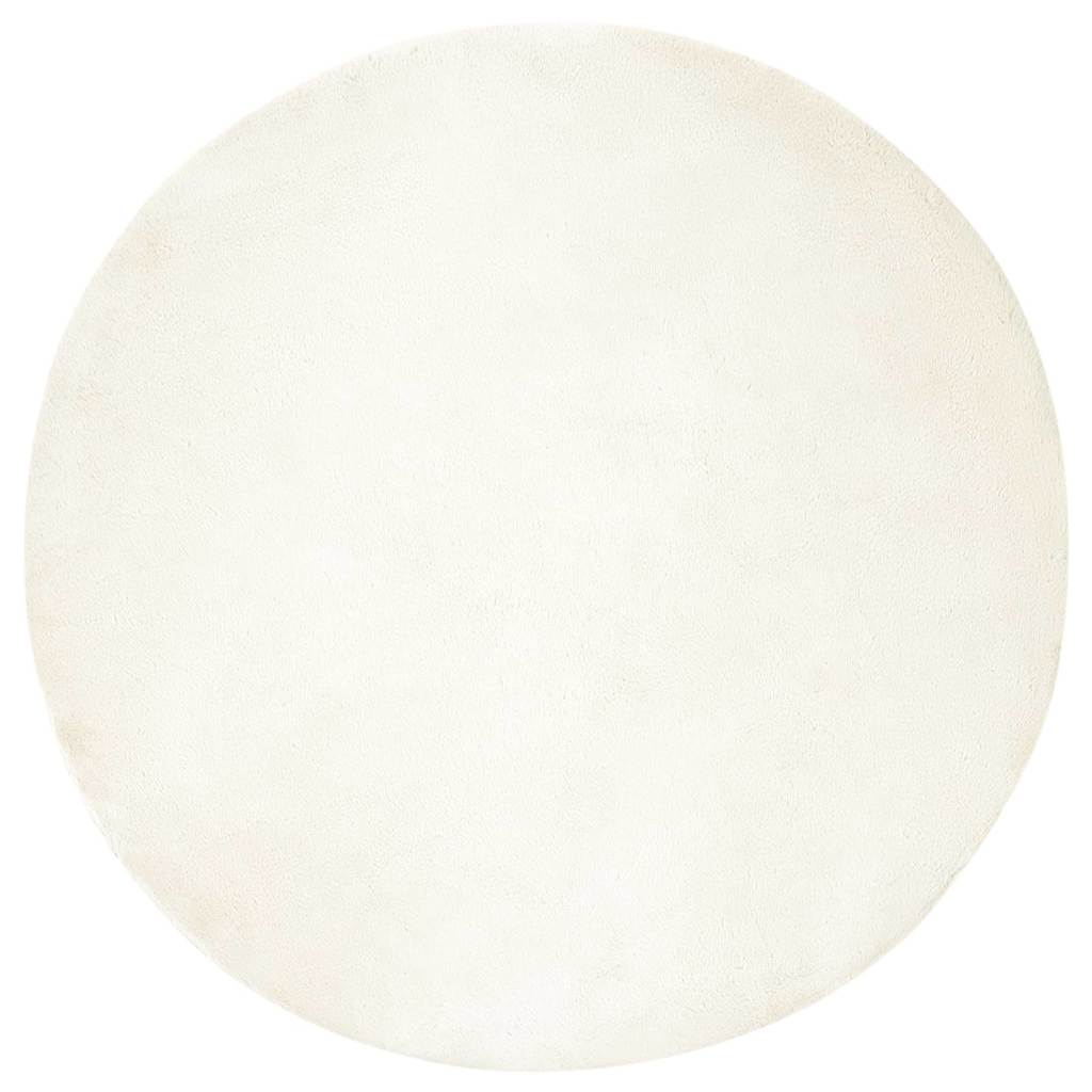 Kunstlik Küüliku Karv Mat Valge Ø 160 cm Polüester