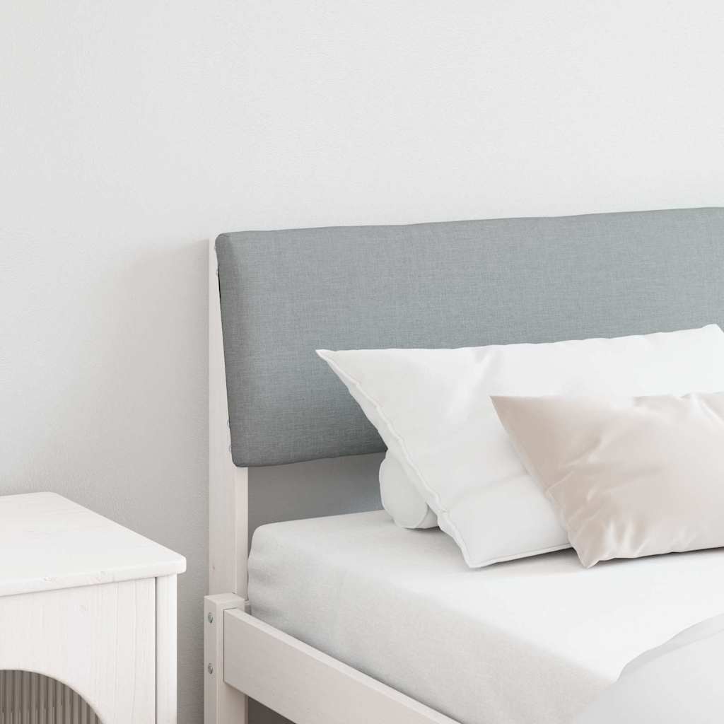 Polsterdatud voodiots Helehall 180 cm Tahke mänd