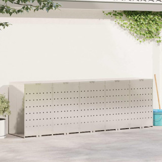 Ratta prügikasti hoidmine 3 prügikasti jaoks Hõbedane