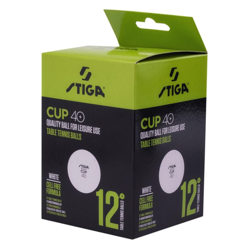 Stiga Ball Cup Table Tennis Balls 12-PACK 92800591804