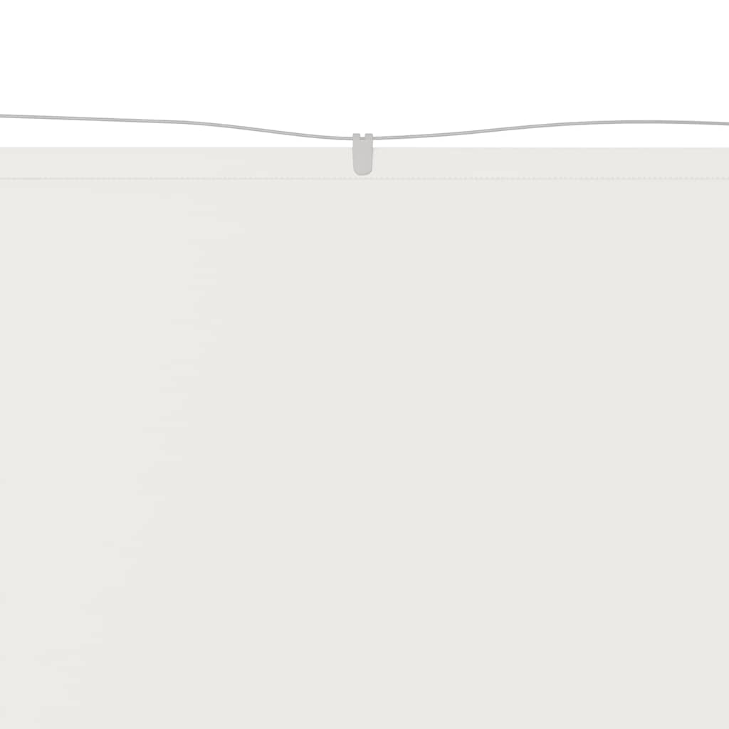 vertikaalne varikatus valge 100x1200 cm Oxfordi kangas