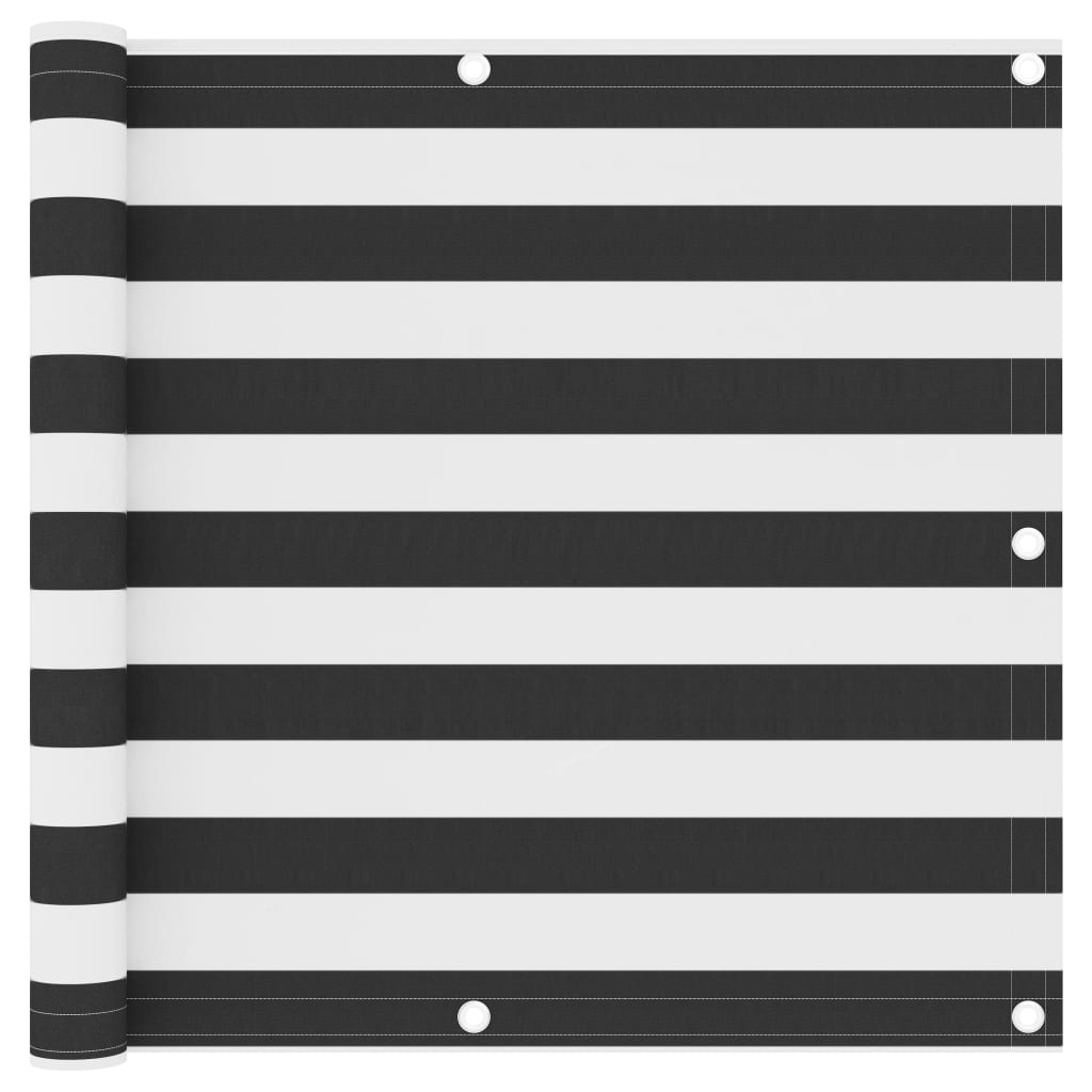 rõdusirm, antratsiithall ja valge, 90 x 600 cm, oxford-kangas