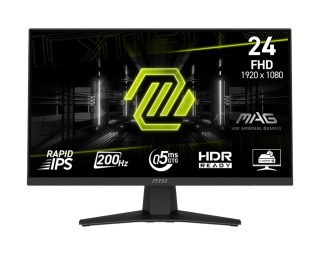 LCD Monitor|MSI|MAG 244F|23.8|Gaming|Matte|Panel IPS|1920x1080|16:9|200Hz|0.5 ms|Colour Black|MAG244F