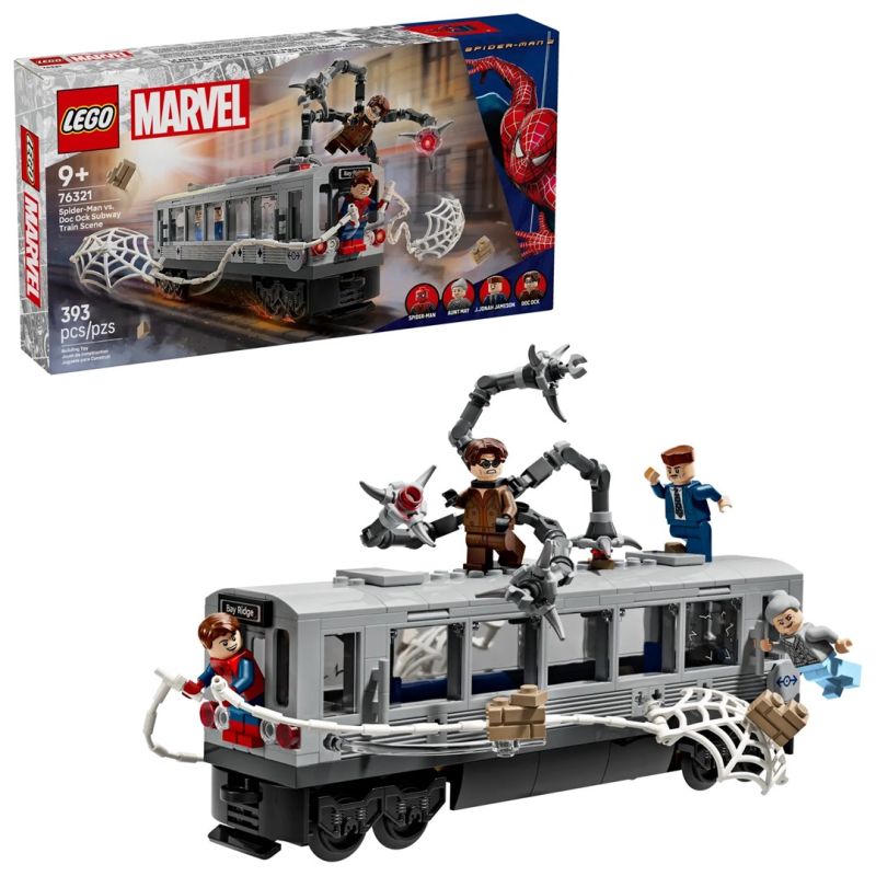 LEGO Marvel 76321 Spider-Man vs. Doc Ock Subway Scene