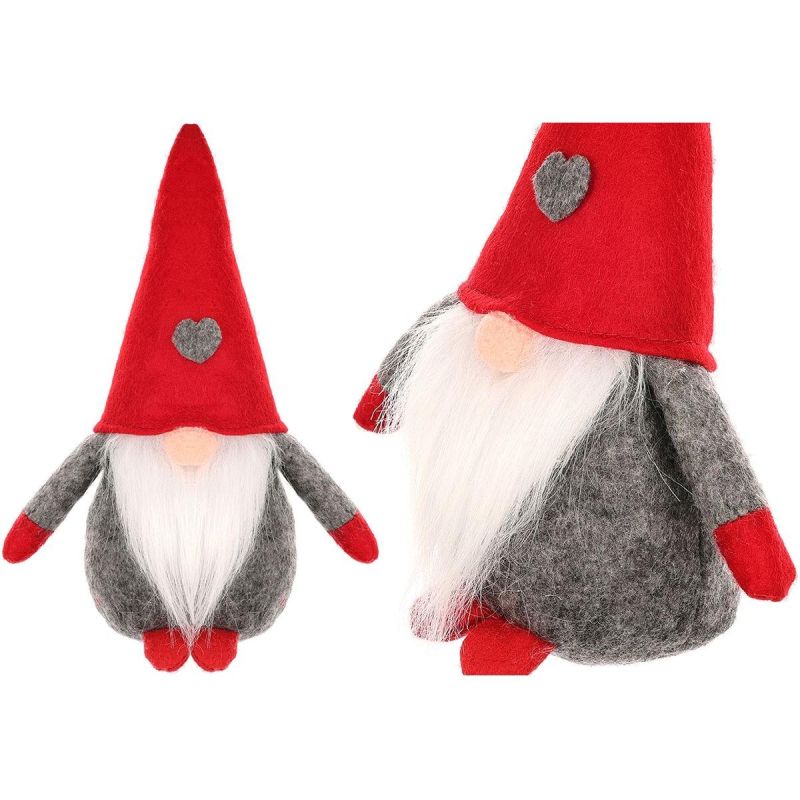 DECORATIVE gnome with a heart 20cm boy