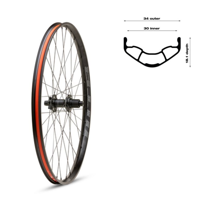 WTB PROTERRA i30x29'' rear 148x12 32 6 bolt SMS