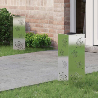 Päikese LED käigutee tuli 2 pcs Roostevaba teras