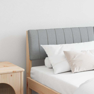 Polsterdatud voodiots Helehall 150 cm Tahke mänd