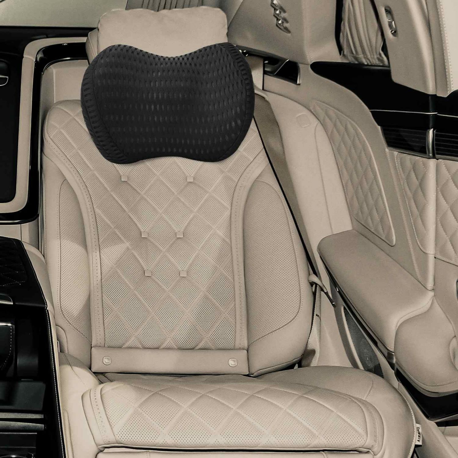 Padi padjaga Reguleeritav Must 31 x 23 x 14 cm 4D võrk