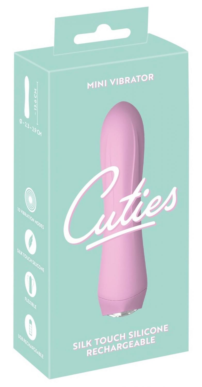 Мини-вибратор Cuties Rose 4-го поколения