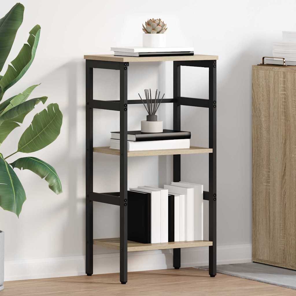 Raamatukapp Sonoma tamm 40 x 29,5 x 81 cm Tehispuit