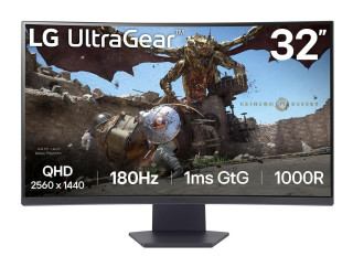 LCD Monitor|LG|32GS60QC-B|32|Gaming/Curved|Panel VA|2560x1440|16:9|180 Hz|Matte|1 ms|Tilt|32GS60QC-B