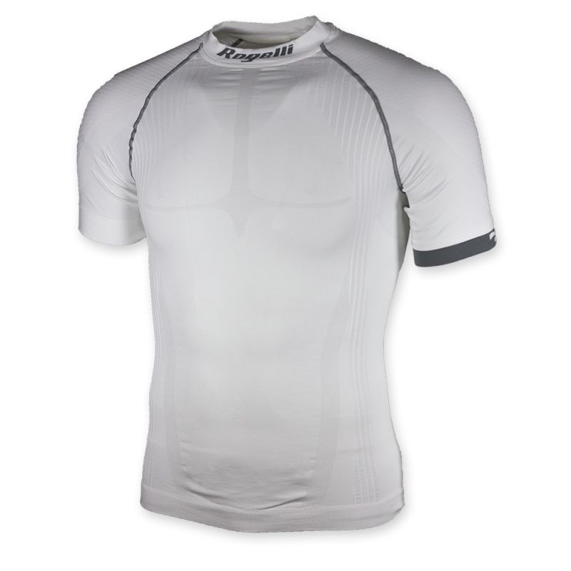 Rogelli sweatband short sleeve COMPRESSION white 2XL