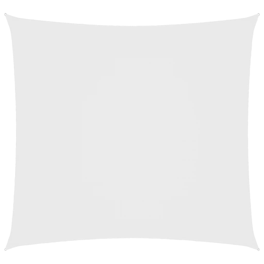 oxford-kangast päikesepuri kandiline, 2 x 2 m valge