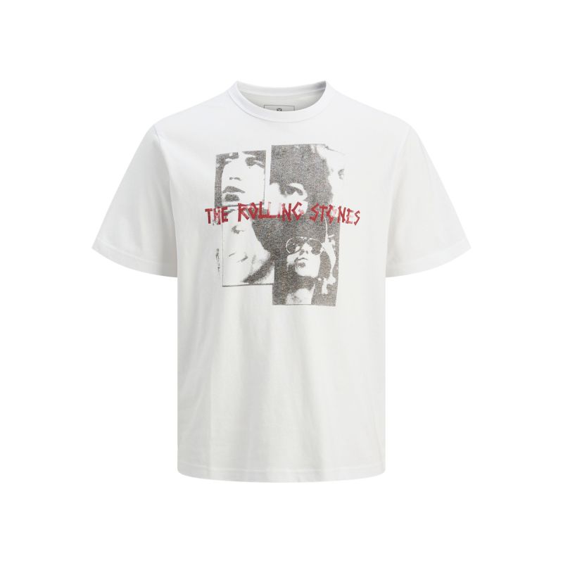 Jack&Jones T-shirt Rolling Stones JPRBLUSTONES SS TEE 12284292 WHITE