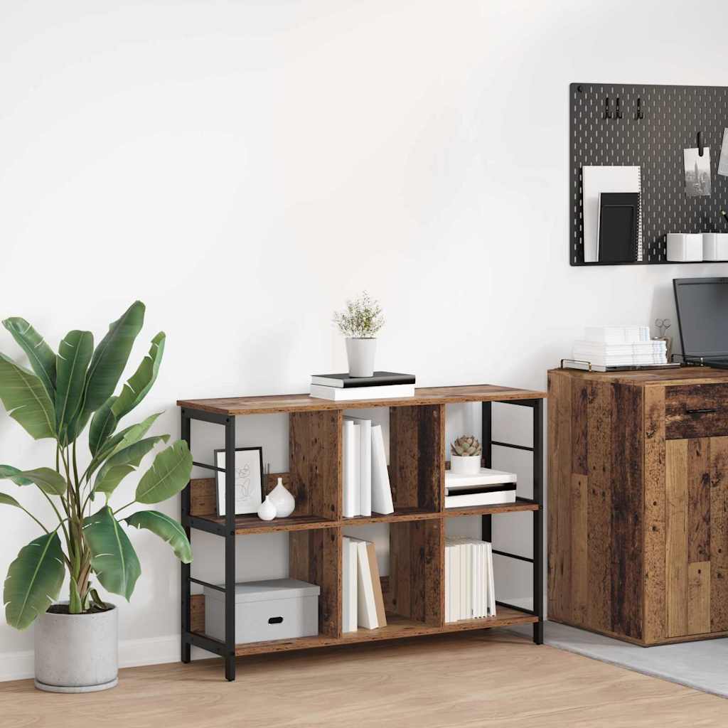 Raamatukapp Vana puit 102 x 32 x 72,5 cm Tehispuit