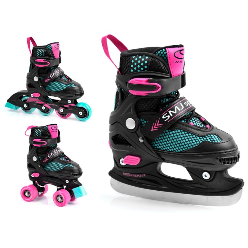 SMJ sport 3in1 Jr BS-616TP roller skates