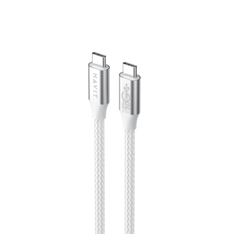 Havit Type C-Type C Cable CB6290 (white/gray; 100cm)