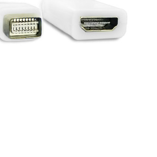 Qoltec Mini DVI adapter male | HDMI female