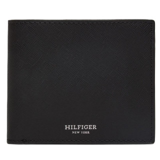 TOMMY HILFIGER MEN'S LEATHER SAFIANO WALLET