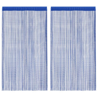 Нитяные шторы 2 шт, 140 x 250 см, синие