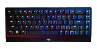 Razer BlackWidow V3 Mini HyperSpeed Gaming keyboard USB+RF Wireless+Bluetooth Yellow Switch, Black