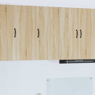 Seinakapp kööki riiuliga Sonoma tamm 40 x 31 x 80 cm Tehispuit