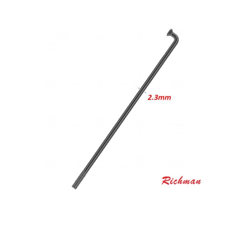 RICHMAN spoke S13 stainless steel black 284 mm pack of 36s