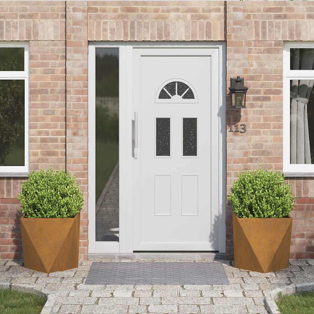 Taimekast 2 pcs Rooste 50 x 50 x 50 cm terase tüüp