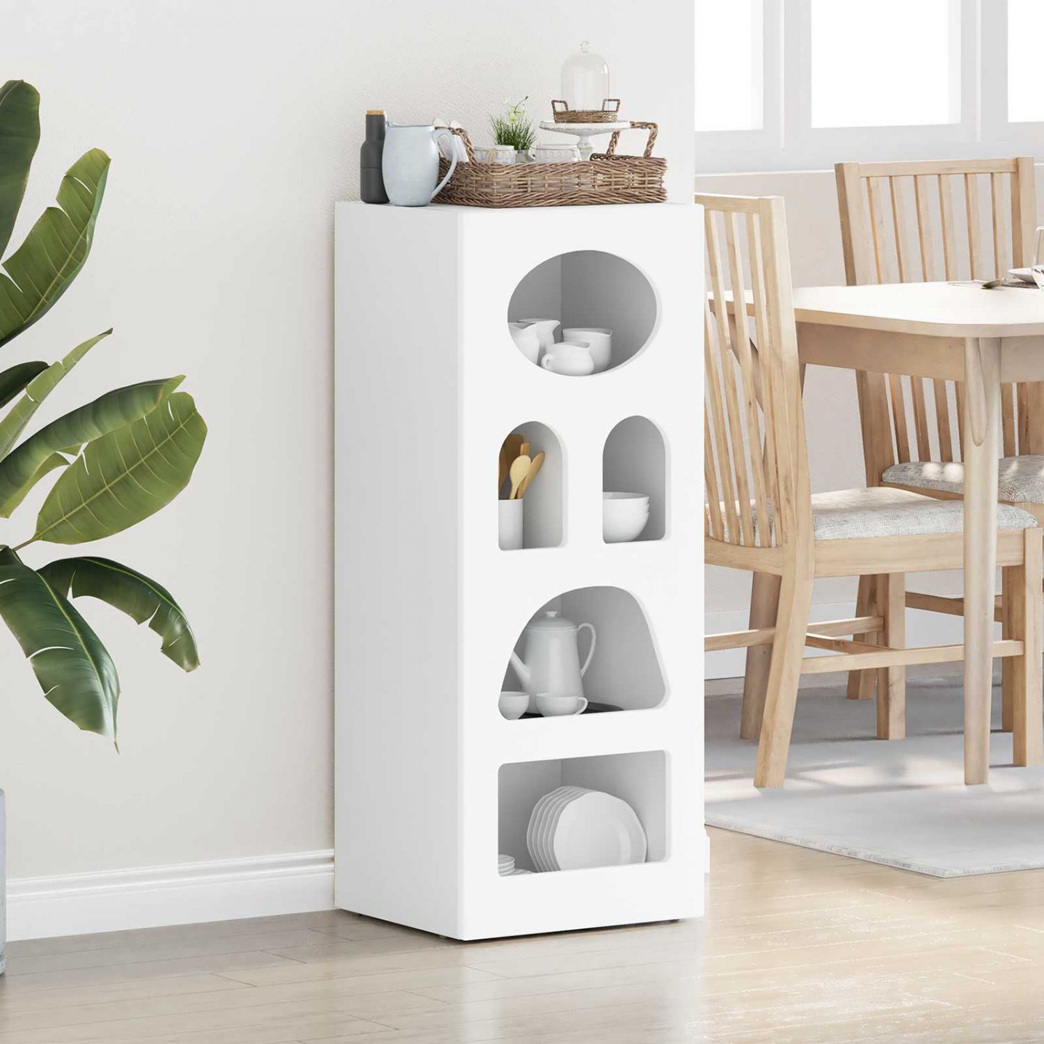 Kõide Valge 40 x 35 x 100,5 cm Tehispuit