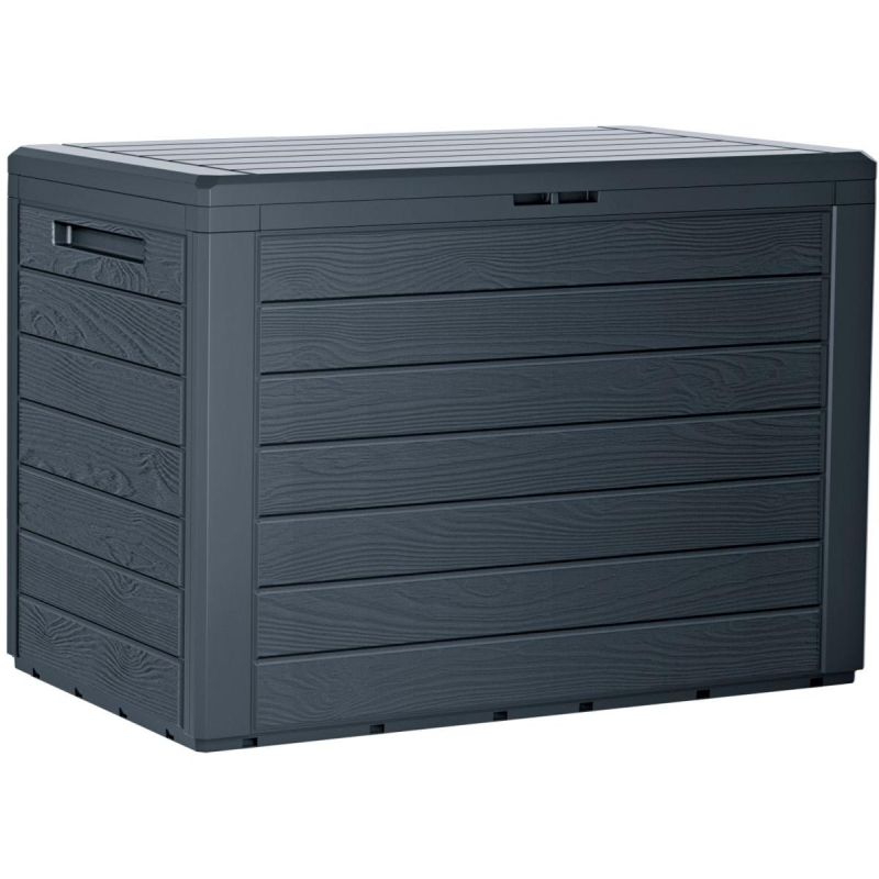 GARDEN BOX 190L ANTHRACITE WOODEBOX