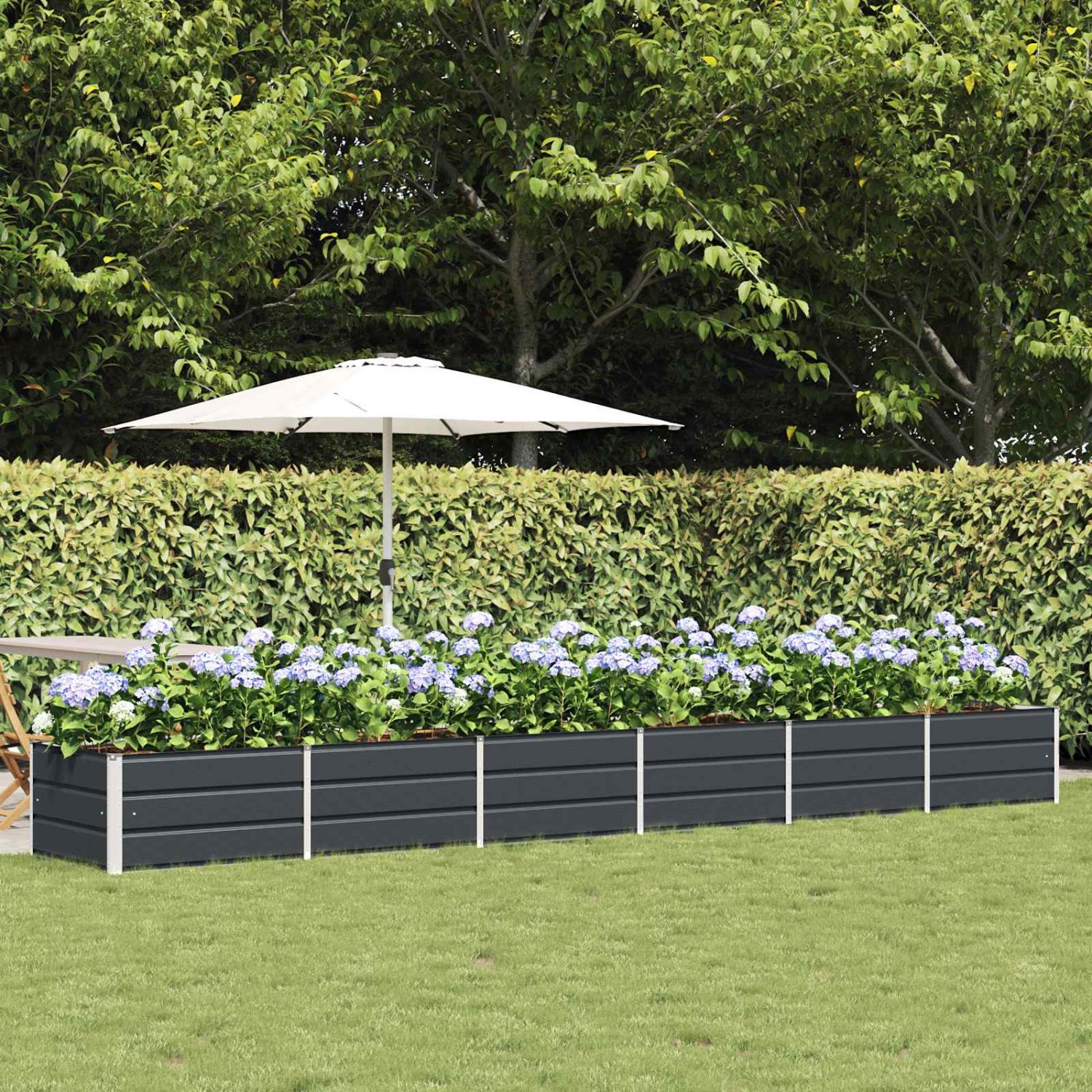 Taimekast Antratsiit 480 x 80 x 45 cm Teras