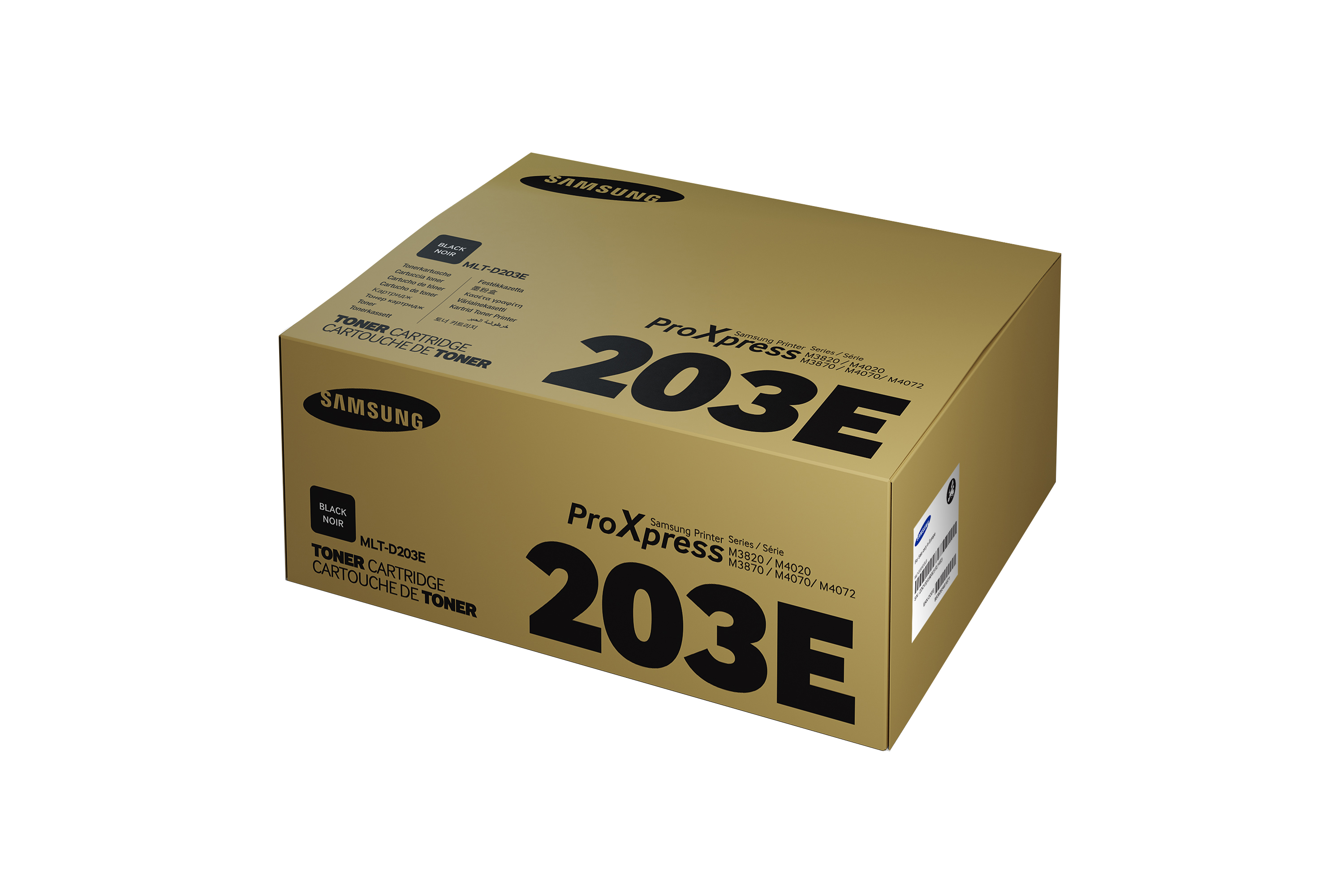Samsung MLT-D203E Extra High Yield Black Toner Cartridge, 10000 pages, for Samsung ProXpress SL-M3320ND,SL-M3370FD,SL-M3820DW