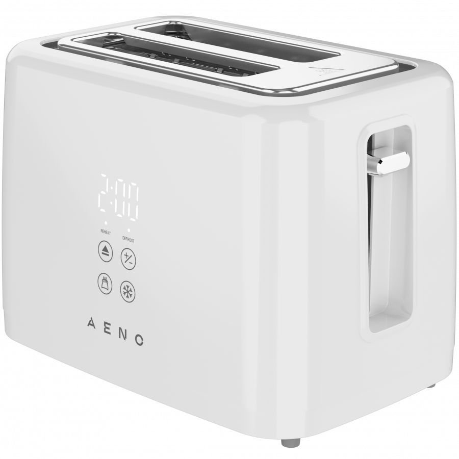 Electric Toaster, White, 220-240V, 50-60Hz, 780-930W, 2 slots, 3 modes, 7 browning levels
