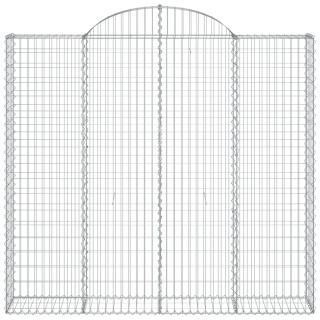Габион дугообразной формы, 200x50x180/200 см, оцинкованная сталь