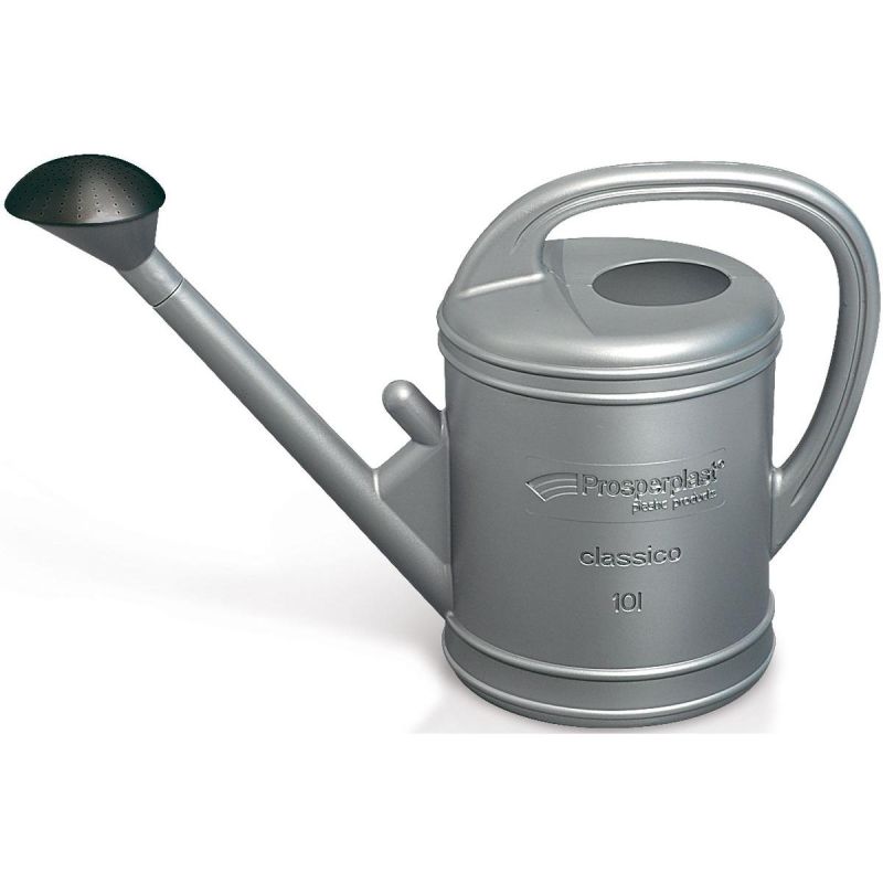 CLASSICO WATERING CAN BARREL 10L SILVER