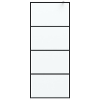 dušinurga sein, must, 80 x 195 cm, matt ESG-klaas