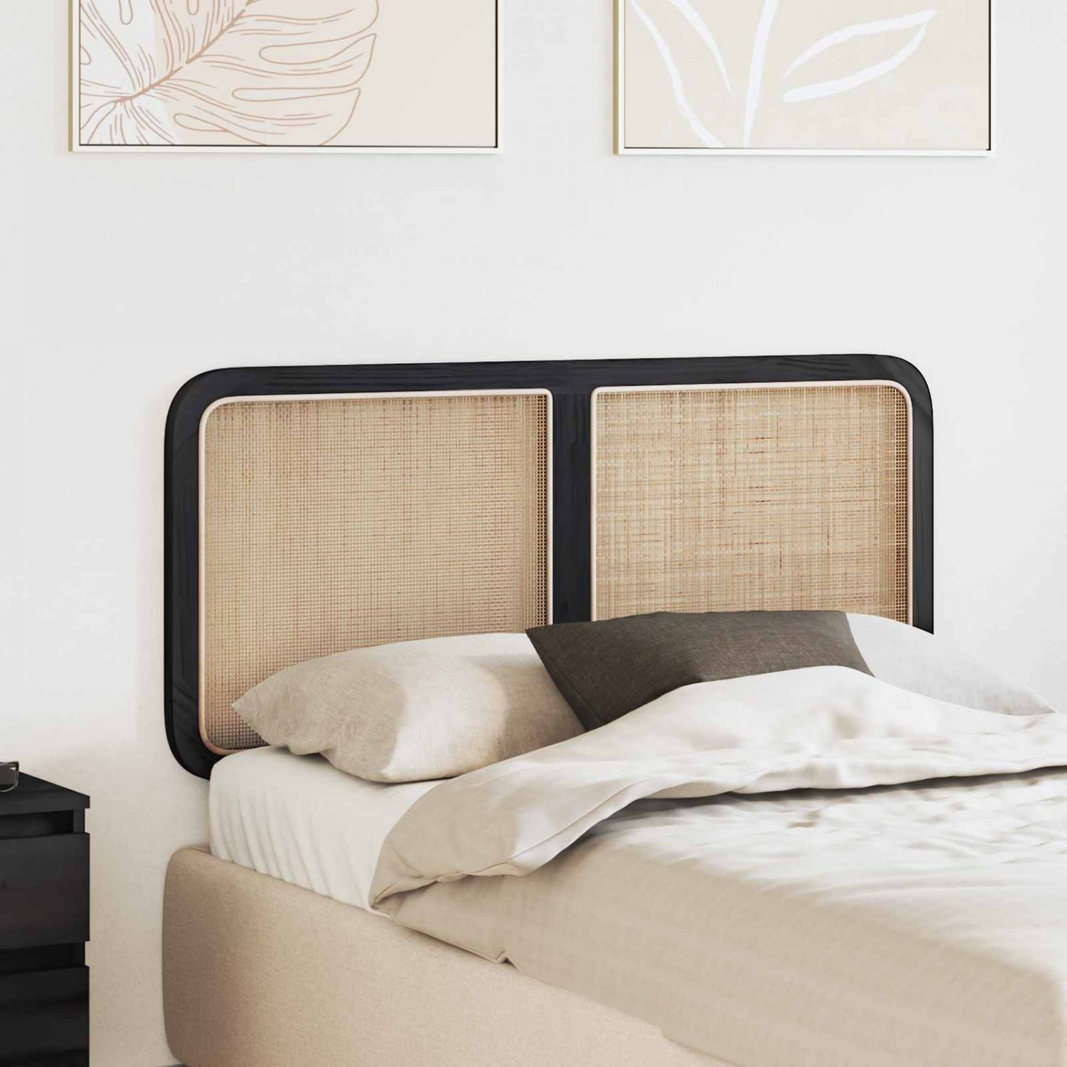 Peats peaga Must 120 x 55 x 3 cm Rotang