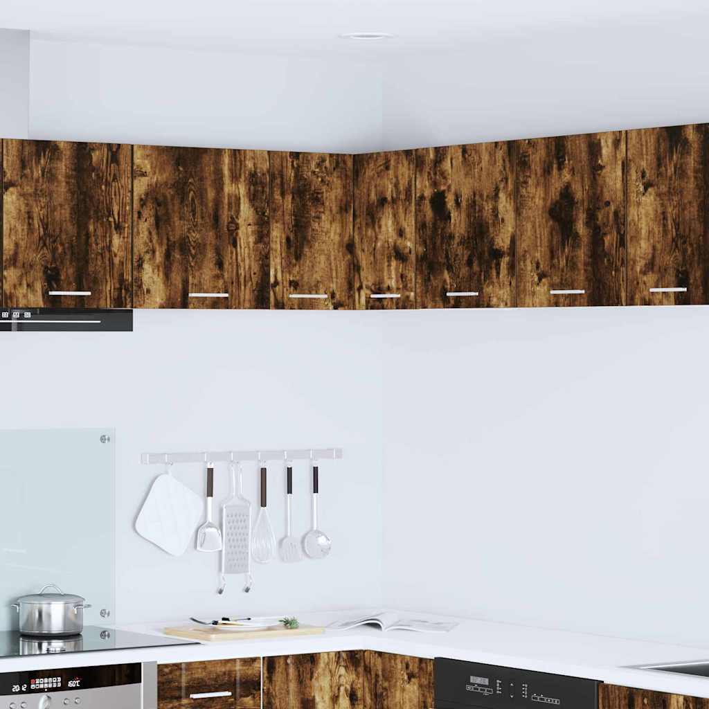 Seinakapp Riga Suitsutatud tamm ja valge 57 x 57 x 40 cm