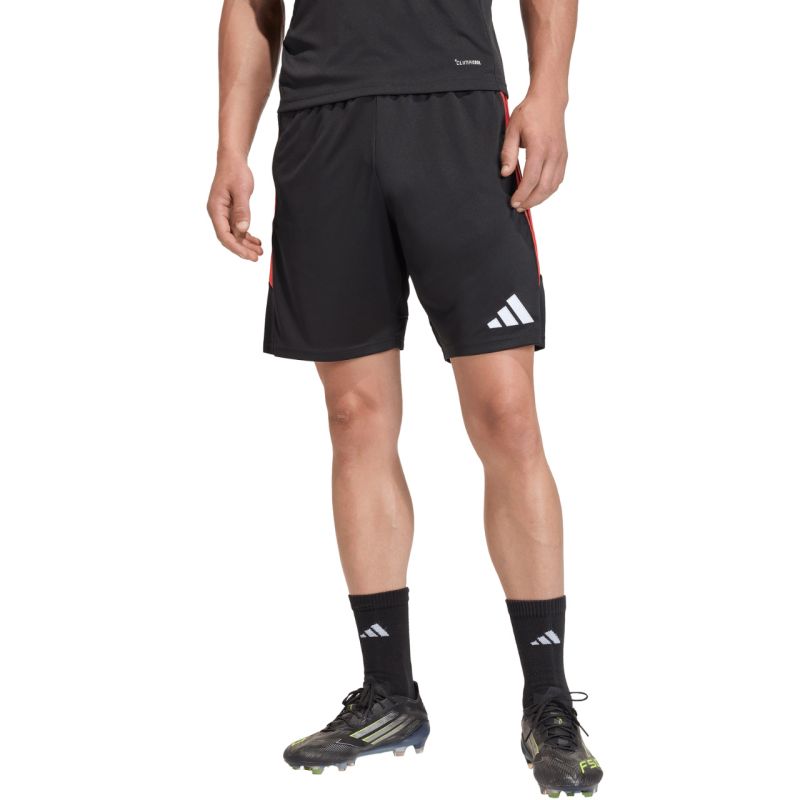Men's adidas Tiro 26 League Training Shorts Black and Red JY9716