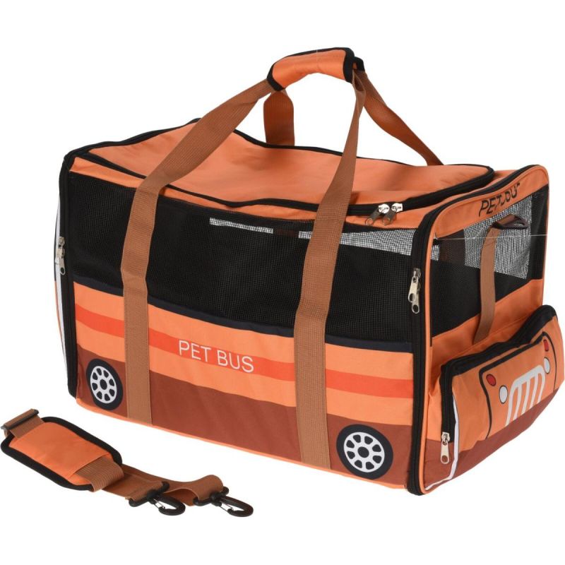 PET CARRIER 52X30X32.5CM PET BUS ORANGE