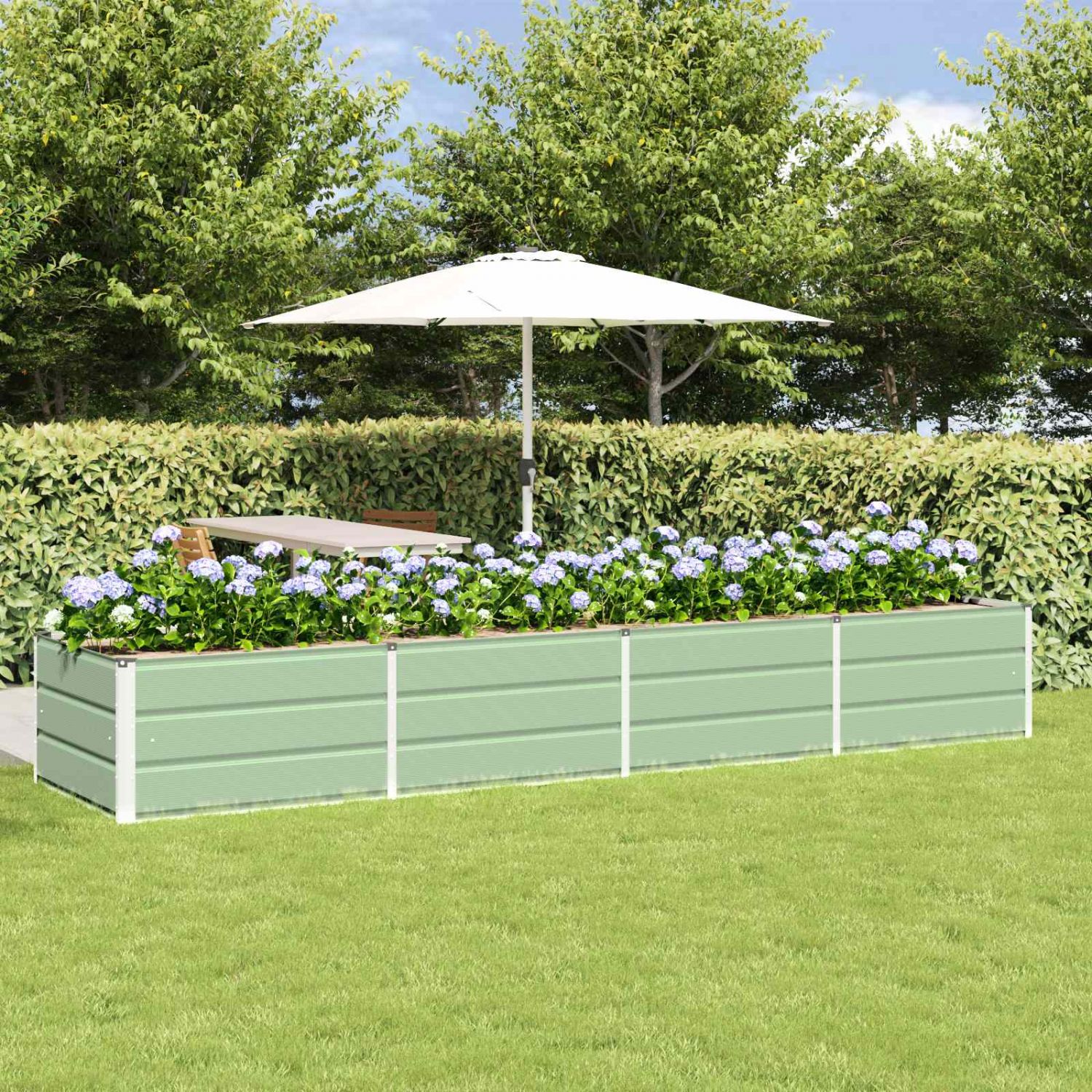 Taimekast Roheline 320 x 80 x 45 cm Teras