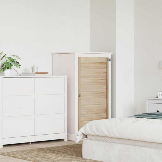 Kappi Uks uksega Neutraalne 140.5 x 2.1 x 49.5 cm Männipuit